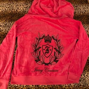 Juicy Couture Pink Velour Hoodie